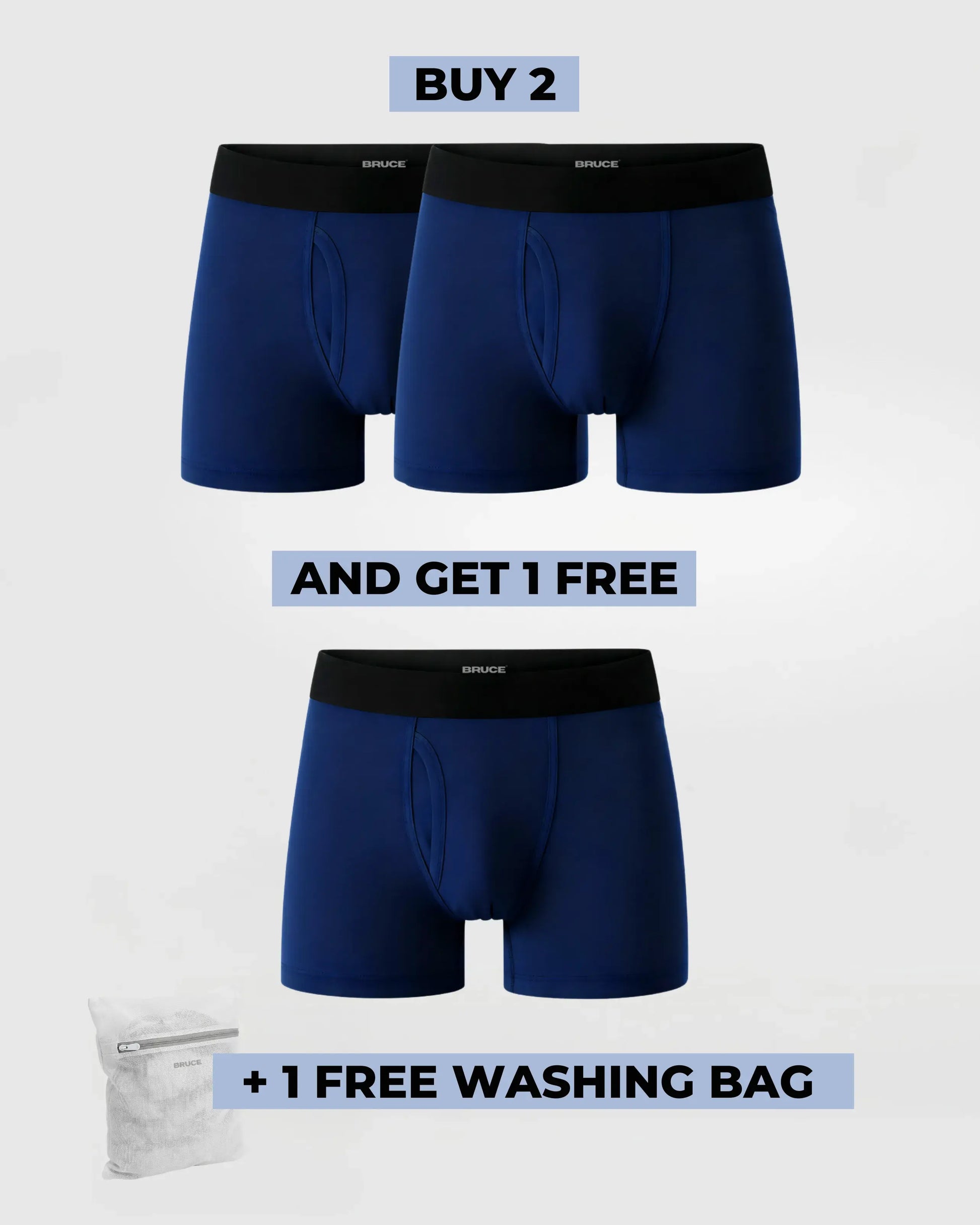 BRUCE© Leakproof Boxers (2+1 FREE)