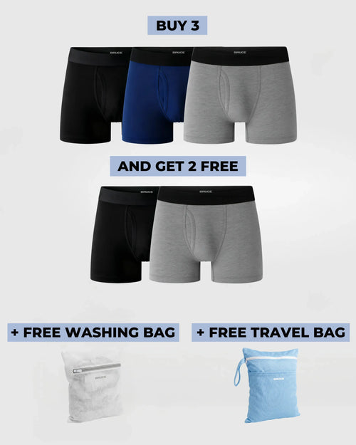 BRUCE© Leakproof Boxers (3+2 FREE)